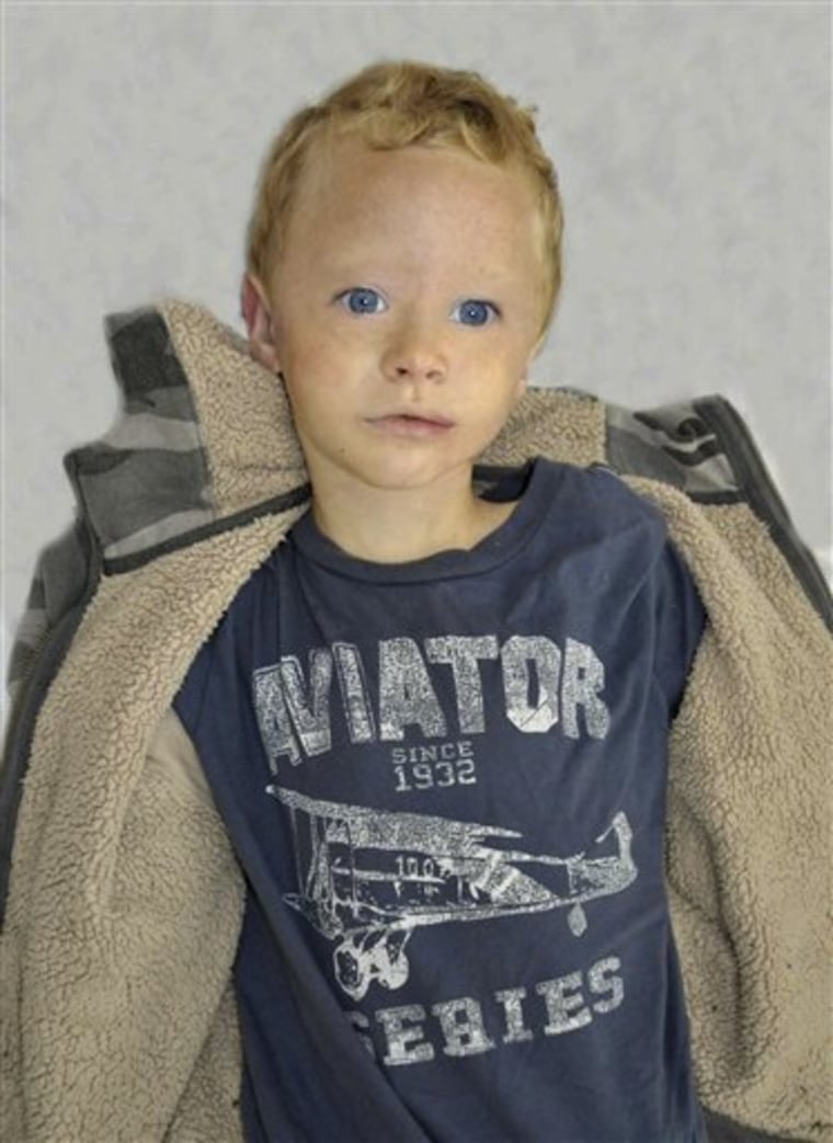 This computer generated image released by the Maine State Police on May 15 shows the likeness of a young boy found dead a day earlier along a remote road in South Berwick, Maine. The boy is believed to have been between 4 and 6 years old, less than 4-feet tall and about 45 pounds with dirty blond hair and blue eyes. He was wearing a gray camouflage hooded sweat shirt with the brand name "Faded Glory," tan pants, and "Lightning McQueen" black sneakers. There were no missing-person reports filed for a boy fitting the description, and state police appealed to the public to help identify him. 